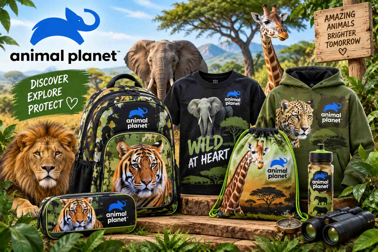 Animal Planet – dětské oblečení, školní potřeby a doplňky se zvířaty