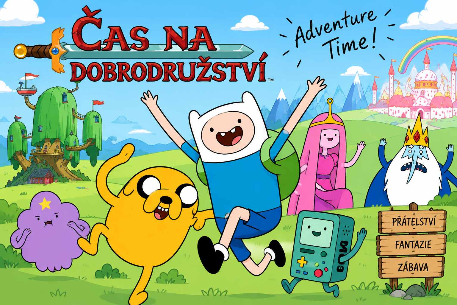 Čas na dobrodružství Adventure Time – oblečení, školní potřeby a doplňky