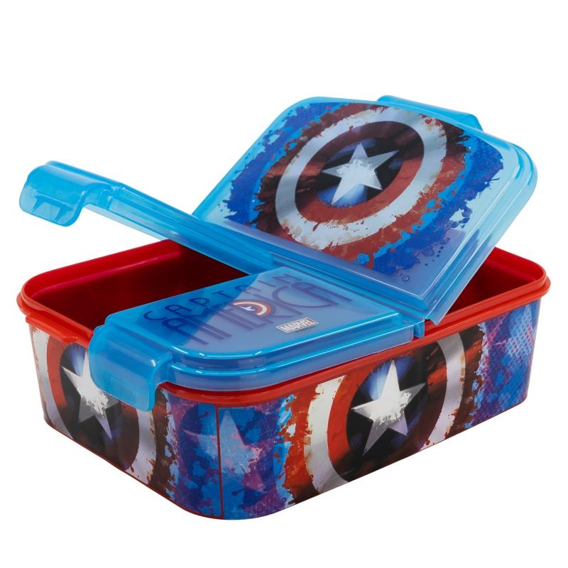 STORLINE Multi box na svačinu CAPTAIN AMERICA 19,5x16,5x6,7