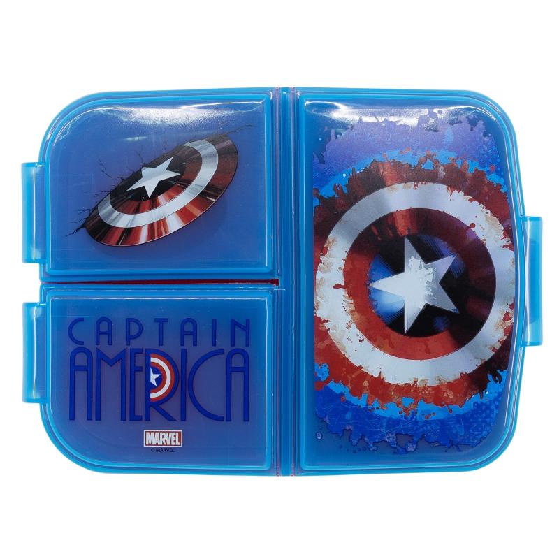 STORLINE Multi box na svačinu CAPTAIN AMERICA 19,5x16,5x6,7