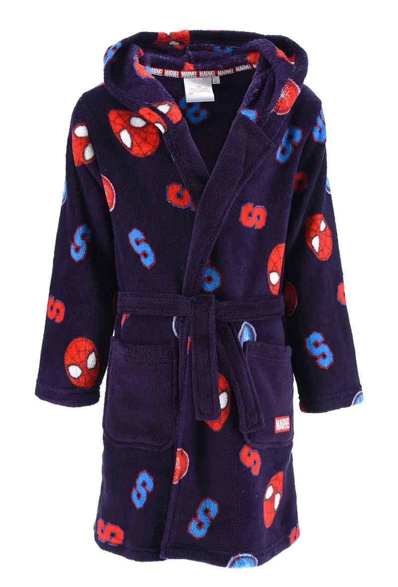 SUN CITY Župan SPIDERMAN coral modrý tmavý , vel. 98