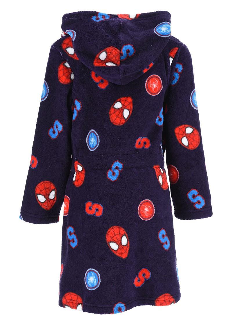 SUN CITY Župan SPIDERMAN coral modrý tmavý , vel. 98