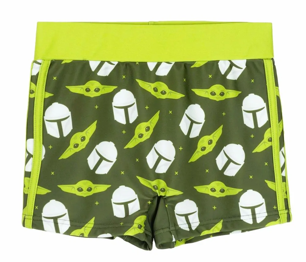 CERDA Plavky MANDALORIAN boxerky zelené, vel. 116
