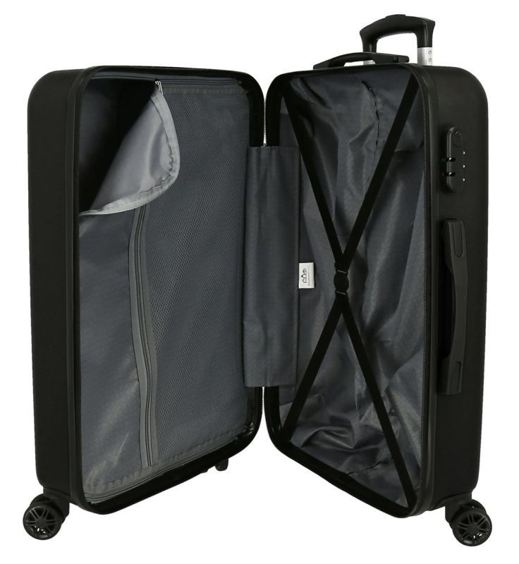 JOUMMABAGS Cestovní kufr ABS Star Wars Mandalorian  ABS plast skořepinový se zámkem 68 x 48 x 26