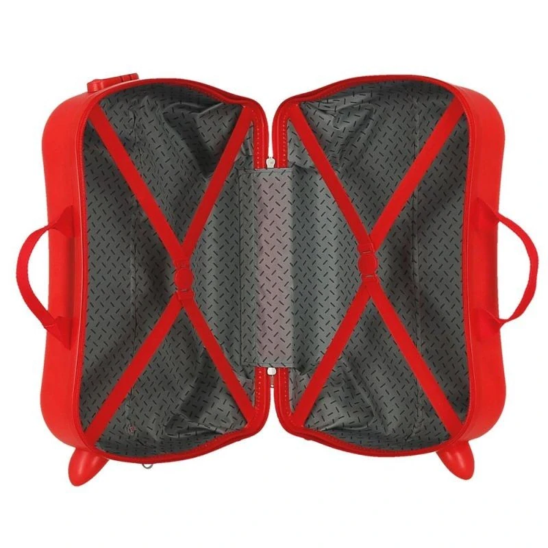 JOUMMABAGS Dětský kufřík odrážedlo na kolečkách Spiderman Great Power red MAXI 50 x 38 x 20