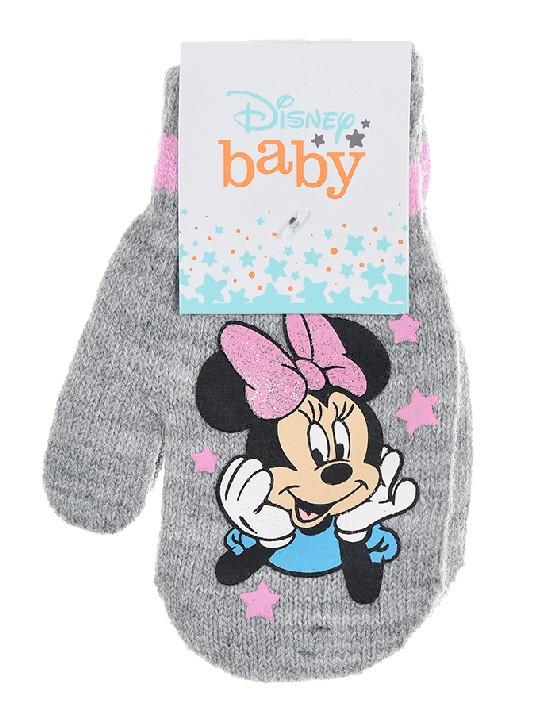 SUN CITY Palcové úpletové rukavice MINNIE baby šedé
