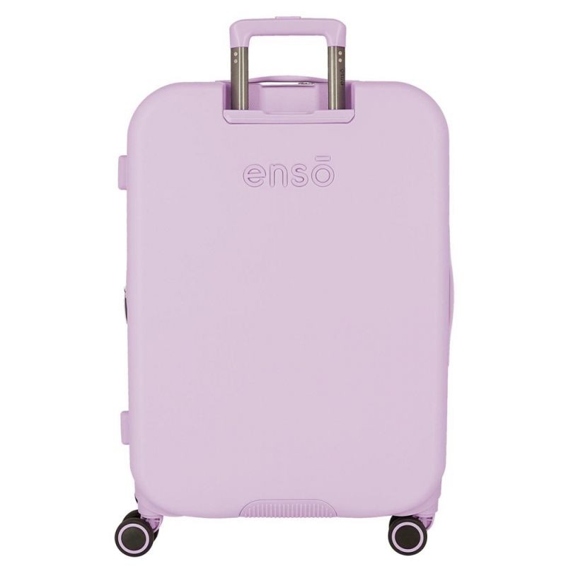 JOUMMABAGS Cestovní kufr ABS Enso Beautiful day purple ABS plast skořepinový se zámkem 70 x 48 x 28