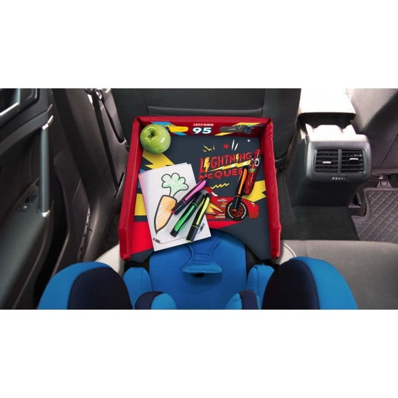 SEVEN Cestovní stolek Cars McQueen Polyester, 37x37x8 cm