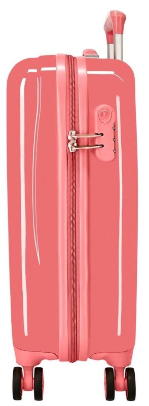 JOUMMABAGS Cestovní kufr ABS Kočička Marie Coral  ABS plast skořepinový se zámkem, 55 cm