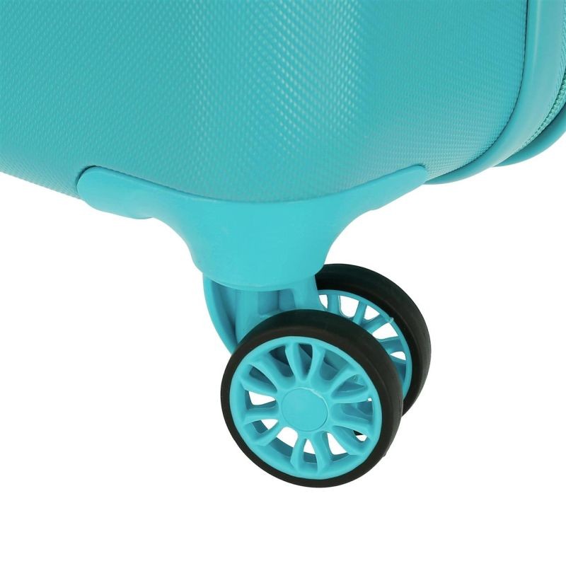 JOUMMABAGS Cestovní kufr ABS MOVOM Galaxy Tyrkys ABS plast skořepinový se zámkem, 78 cm