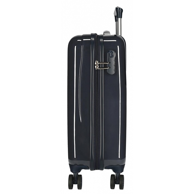 JOUMMABAGS Cestovní kufr Roll Road Palm skořepinový se zámkem 55 x 38 x 20