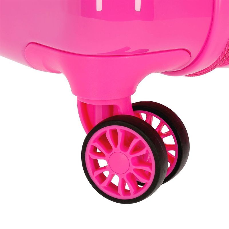 JOUMMABAGS Cestovní kufr ABS Roll Road Little Me Unicorn Pink ABS plast skořepinový se zámkem 55 x 38 x 20