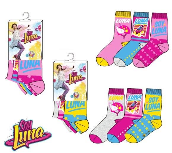 SUN CITY Ponožky SOY LUNA 3pack vícebarevné, vel. 27/30