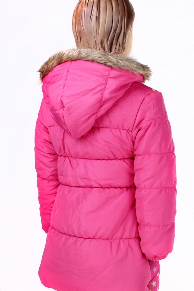 SETINO Zimní bunda - kabát TLAPKOVÁ PATROLA růžový, vel. 98