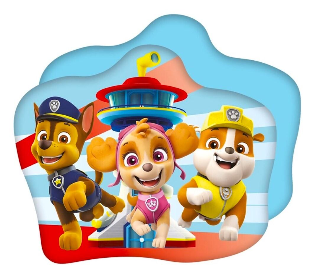 AYMAX Polštářek TLAPKOVÁ PATROLA modrý tvarovaný