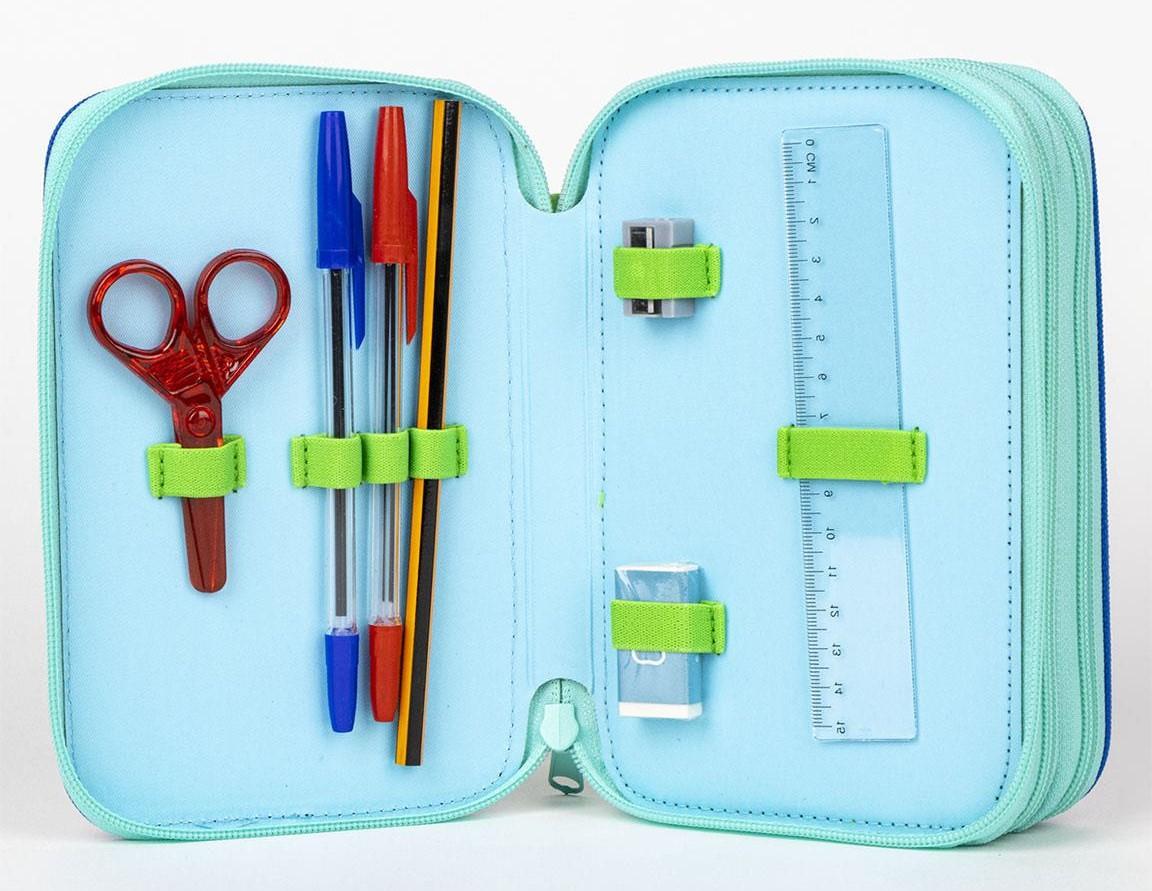 CERDA Penál TLAPKOVÁ PATROLA třípatrový s výbavou