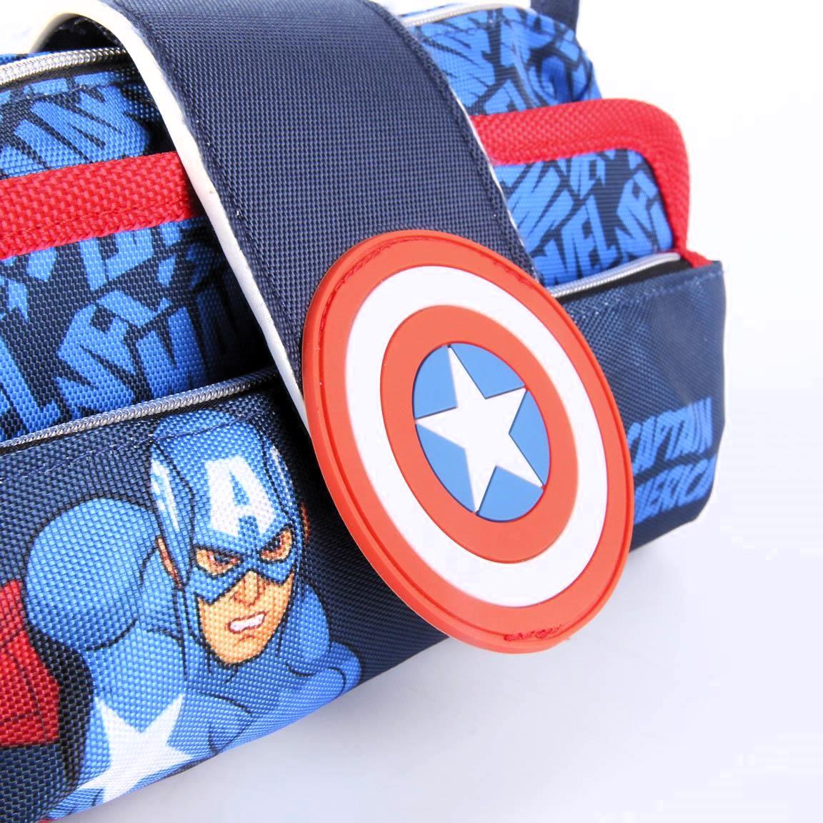 CERDA Penál na suchý zip AVENGERS CAPTAIN AMERICA