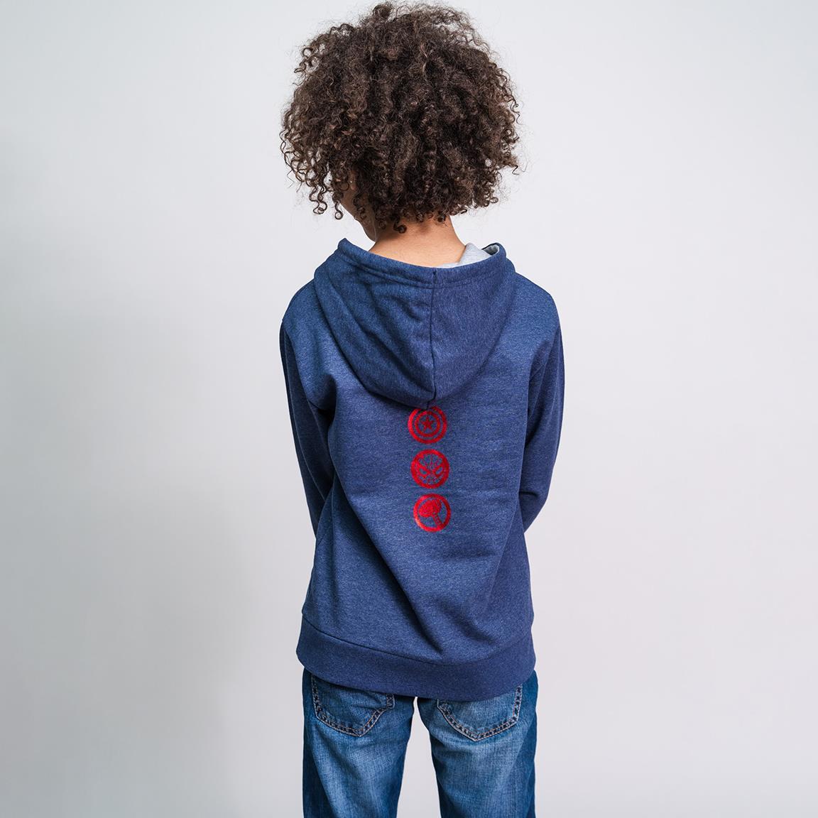 CERDA Mikina MARVEL s kapucí modrá, vel. 152