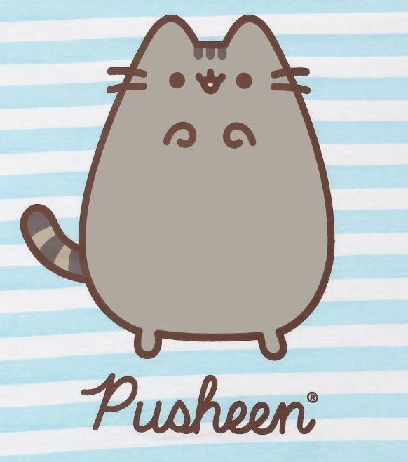 EPLUSM Noční košilka PUSHEEN tyrkysová, vel. L