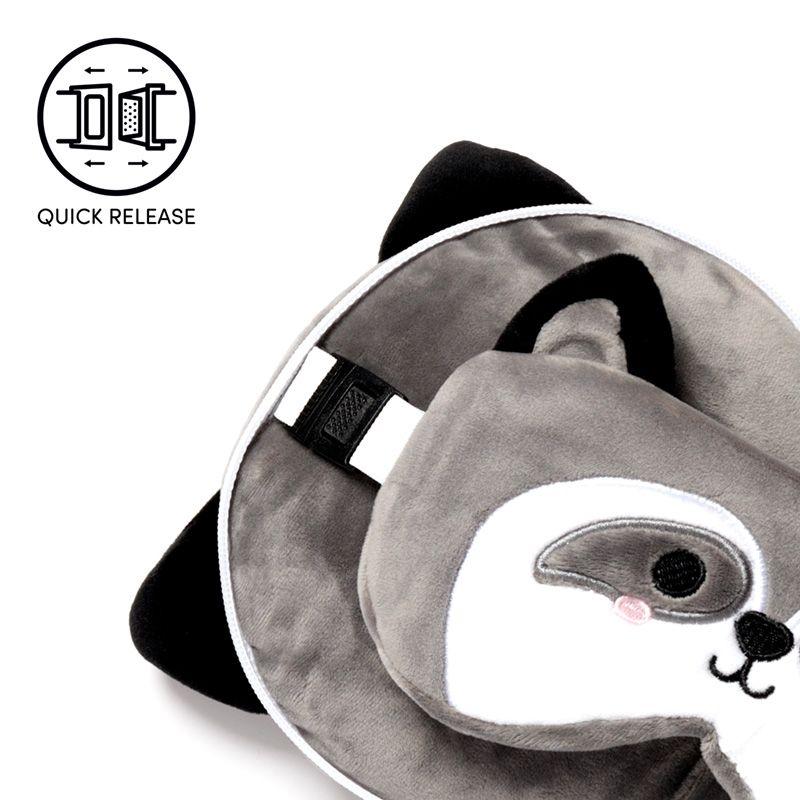 PUCKATOR Cestovní polštářek s maskou na oči MÝVAL