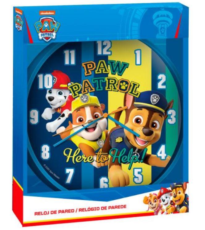 EUROSWAN Hodiny nástěnné TLAPKOVÁ PATROLA 24cm