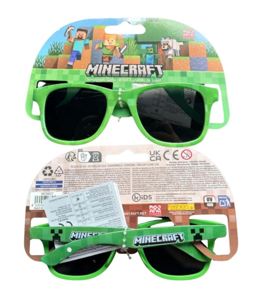 EUROSWAN Sluneční brýle MINECRAFT zelené