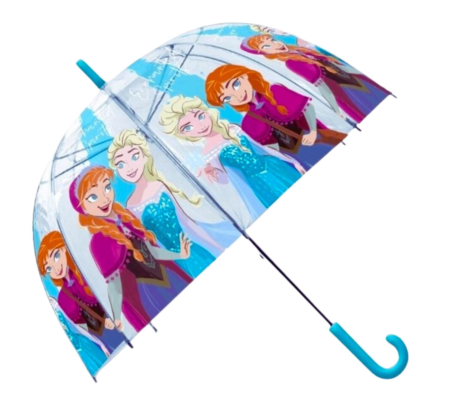 EUROSWAN Deštník FROZEN průhledný