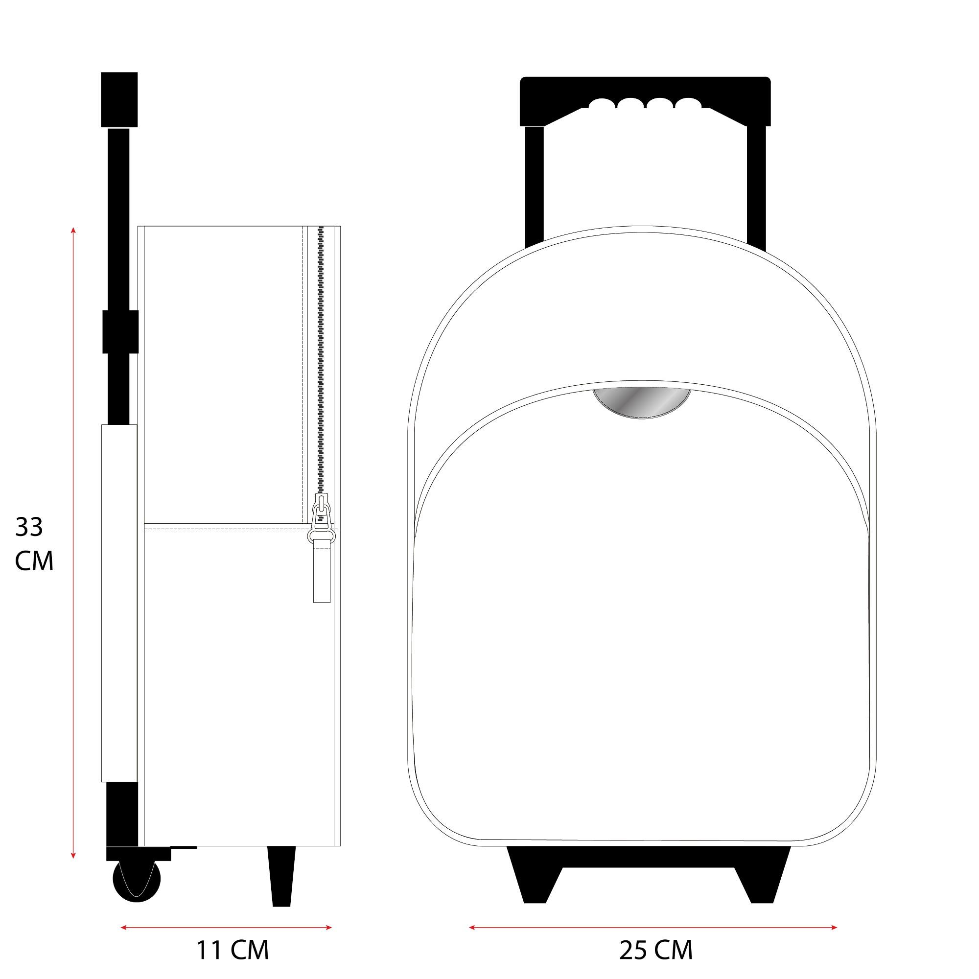 VADOBAG Kufr trolley BLUEY 33 x 25 x 11 cm
