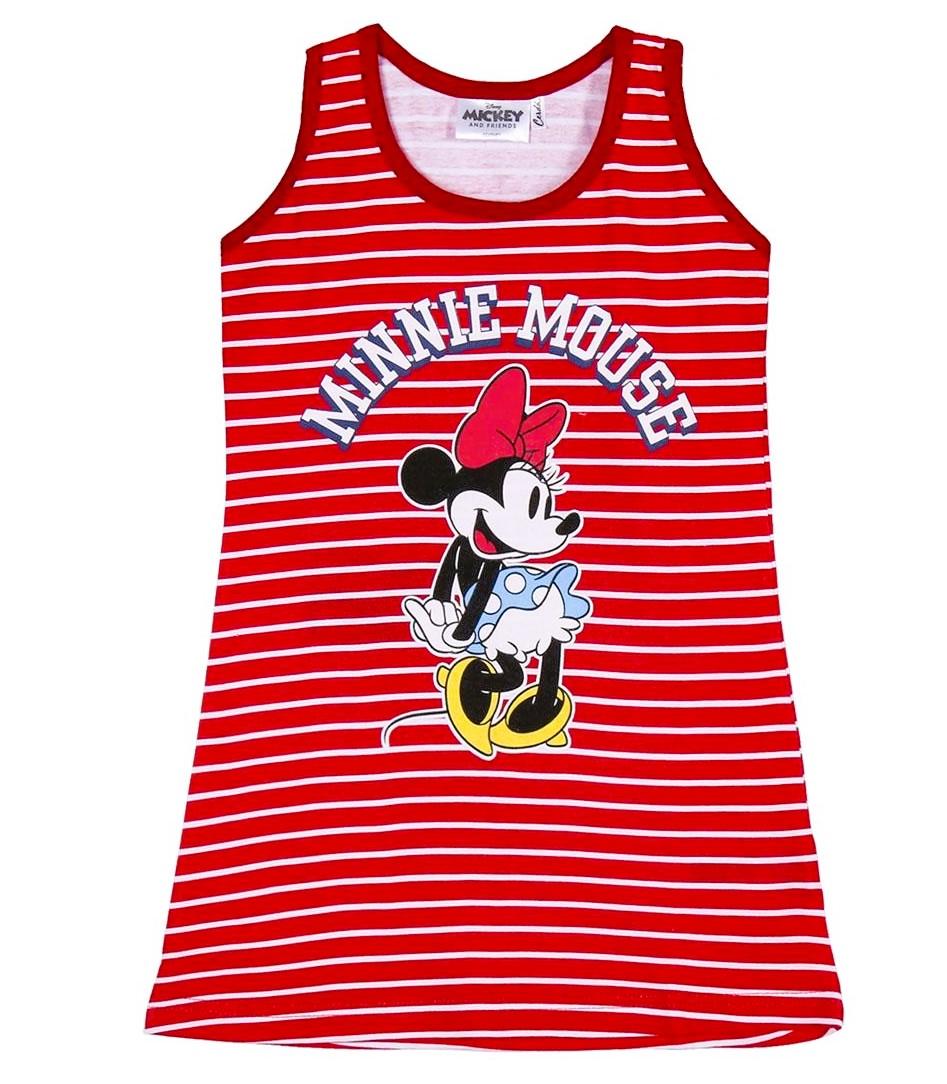 CERDA Šaty MINNIE červené proužek, vel. 98