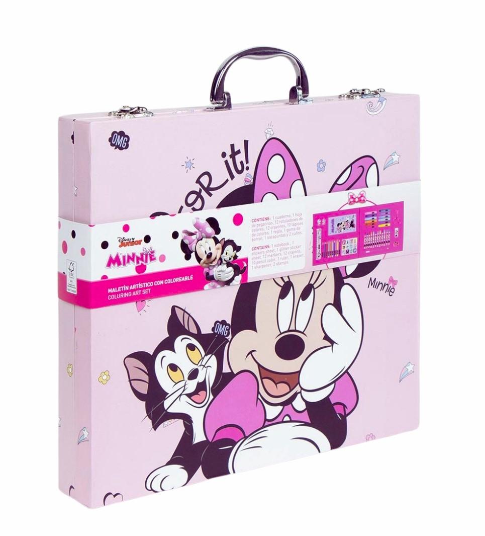 CERDA Kreativní sada MINNIE v dřevěném kufříku 42 dílů