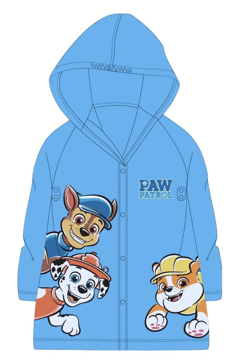 EPLUSM Pláštěnka TLAPKOVÁ PATROLA sv. modrá chlapecká, vel. 110/116