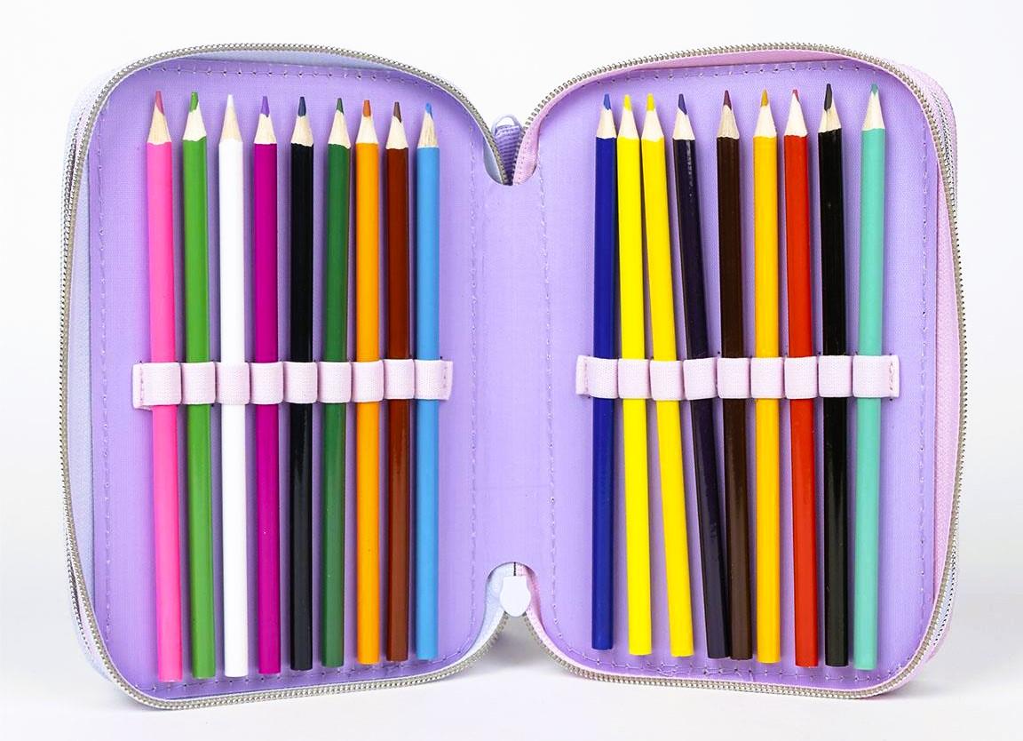 CERDA Penál LILO A STITCH třípatrový s výbavou 