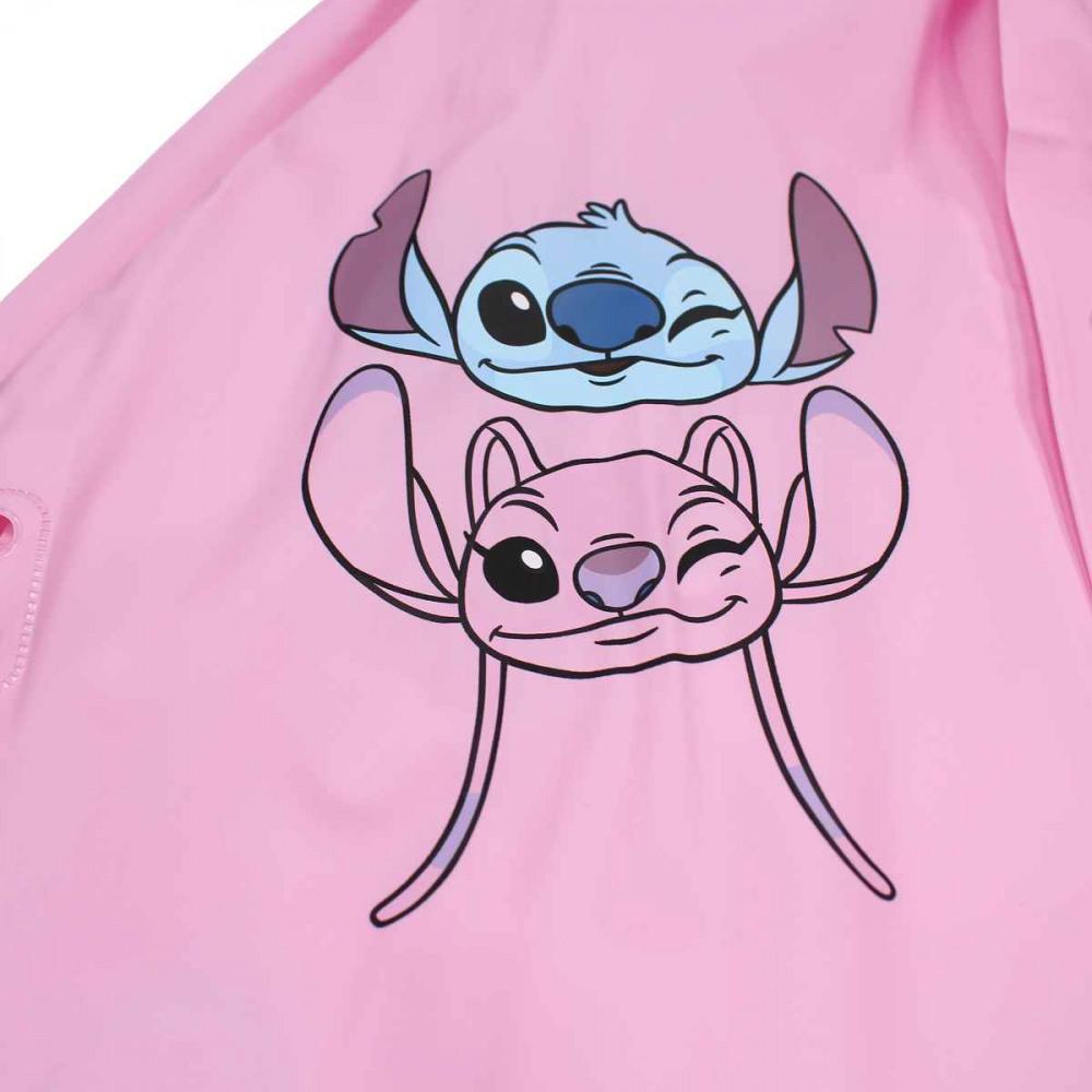 EPLUSM Pláštěnka LILO A STITCH dívčí růžová vel. 98/104