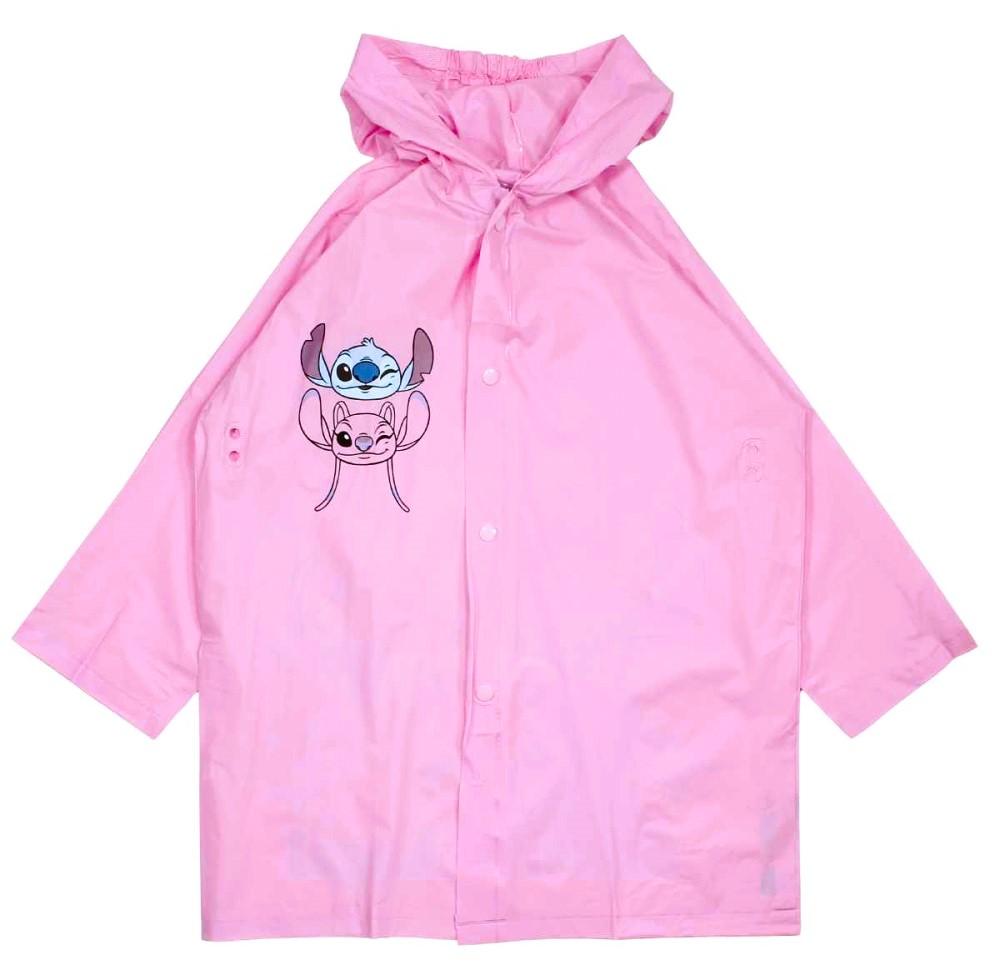 EPLUSM Pláštěnka LILO A STITCH dívčí růžová vel. 98/104