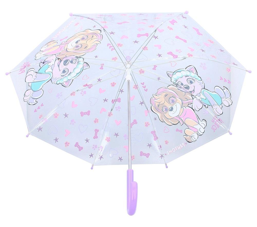 VADOBAG Deštník TLAPKOVÁ PATROLA průhledný