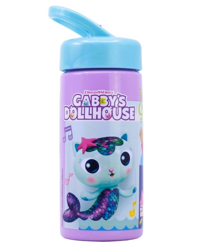 PLASTOVÁ LÁHEV GÁBININ KOUZELNÝ DOMEK - GABBY’S DOLLHOUSE 410 ml., uni