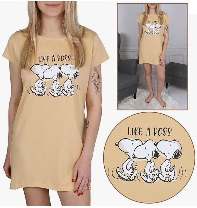 EPLUSM Noční košila SNOOPY dámská, vel. XL