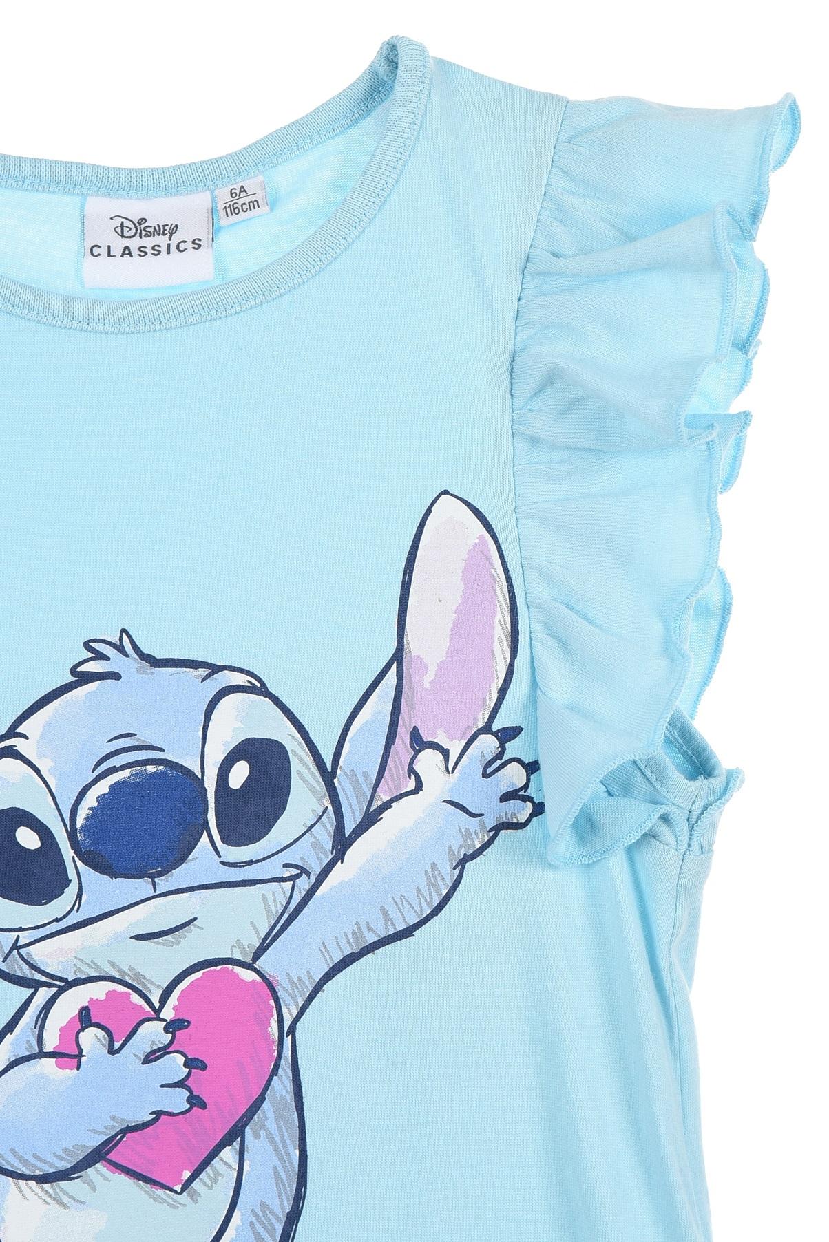 SUN CITY Tričko LILO A STITCH tyrkysové, vel. 116