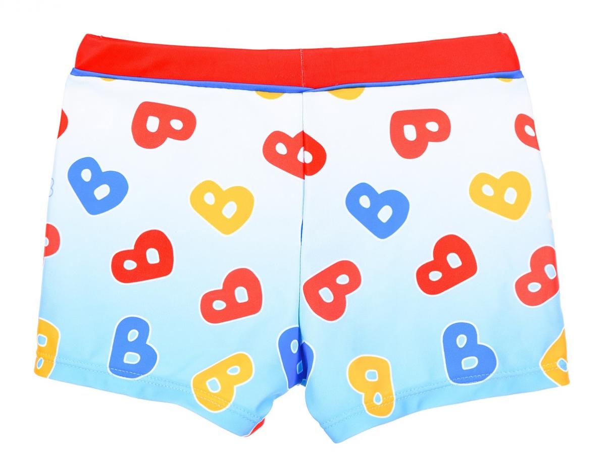 OFICIÁLNÍ LICENCE Plavky BLUEY boxerky červený lem, vel. 104