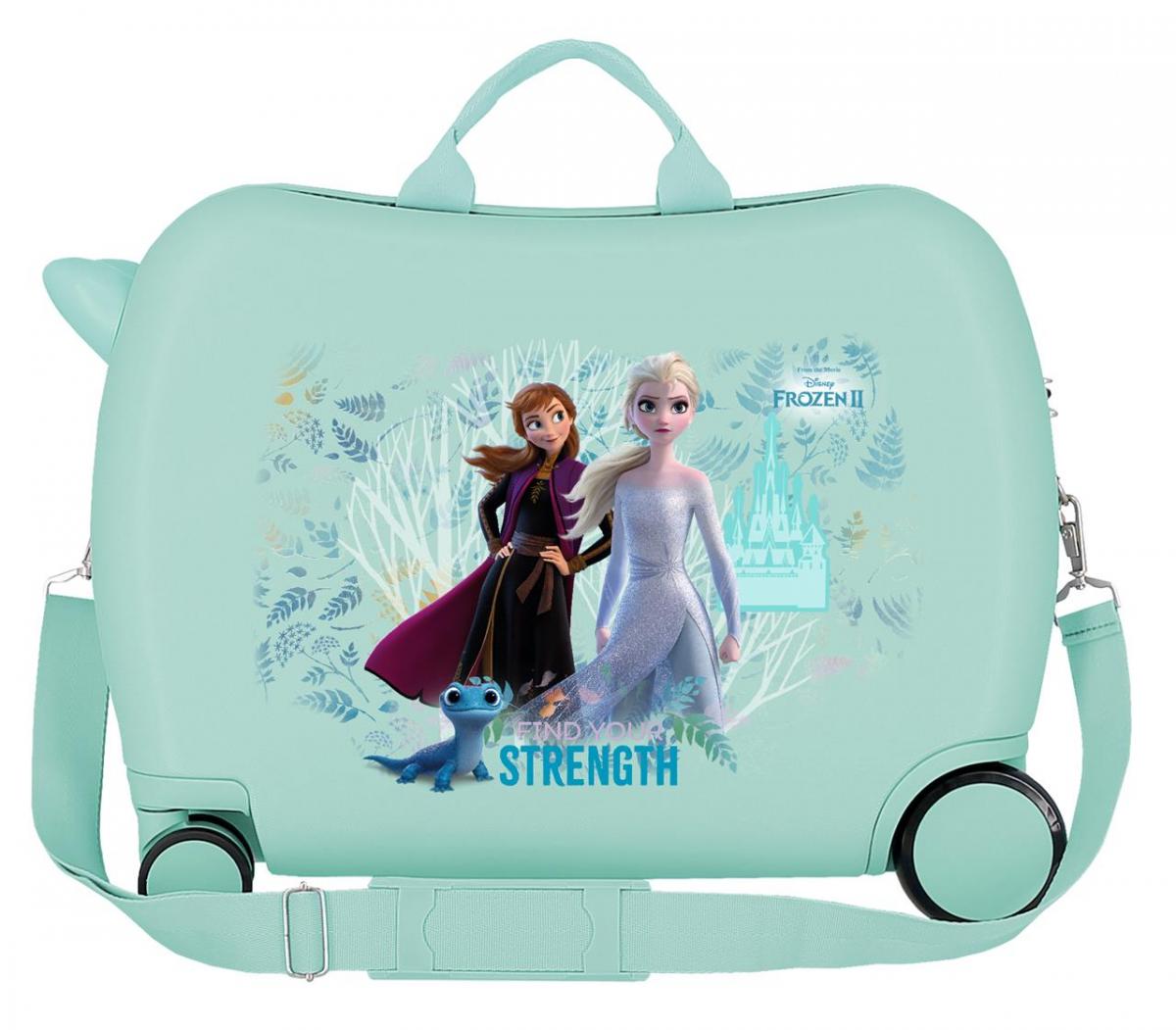 JOUMMABAGS Dětský kufřík odrážedlo na kolečkách Ledové Království Find Your Strenght MAXI 50 x 38 x 20