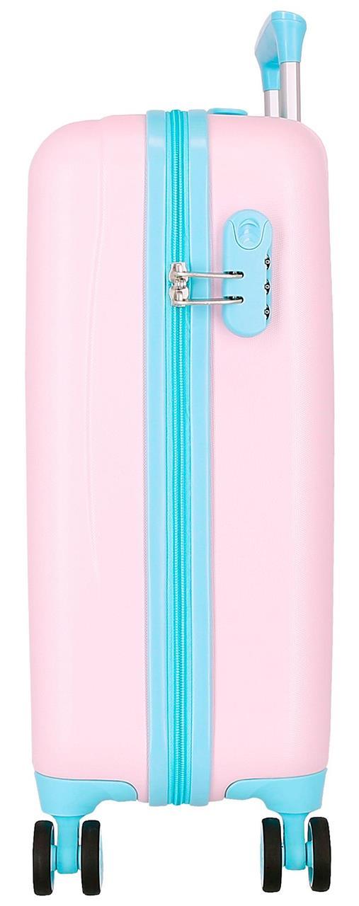 JOUMMABAGS Cestovní kufr Lilo and Stitch ABS plast skořepinový se zámkem 55 cm