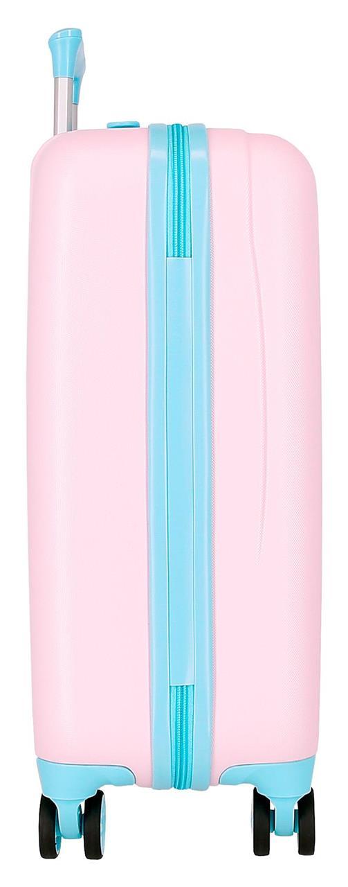 JOUMMABAGS Cestovní kufr Lilo and Stitch ABS plast skořepinový se zámkem 55 cm