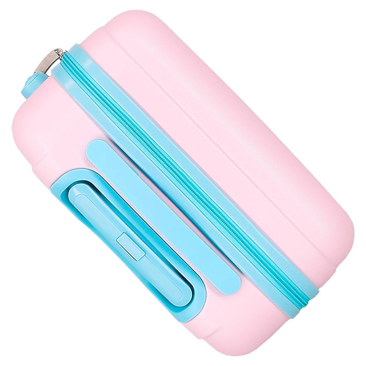 JOUMMABAGS Cestovní kufr Lilo and Stitch ABS plast skořepinový se zámkem 55 cm