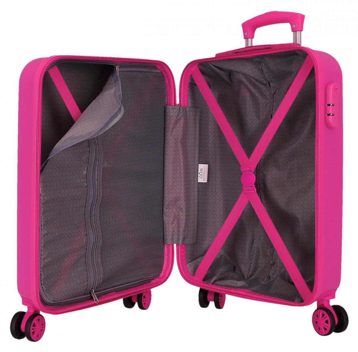 JOUMMABAGS Cestovní kufr Minnie Happy se zámkem 55 x 38 x 20