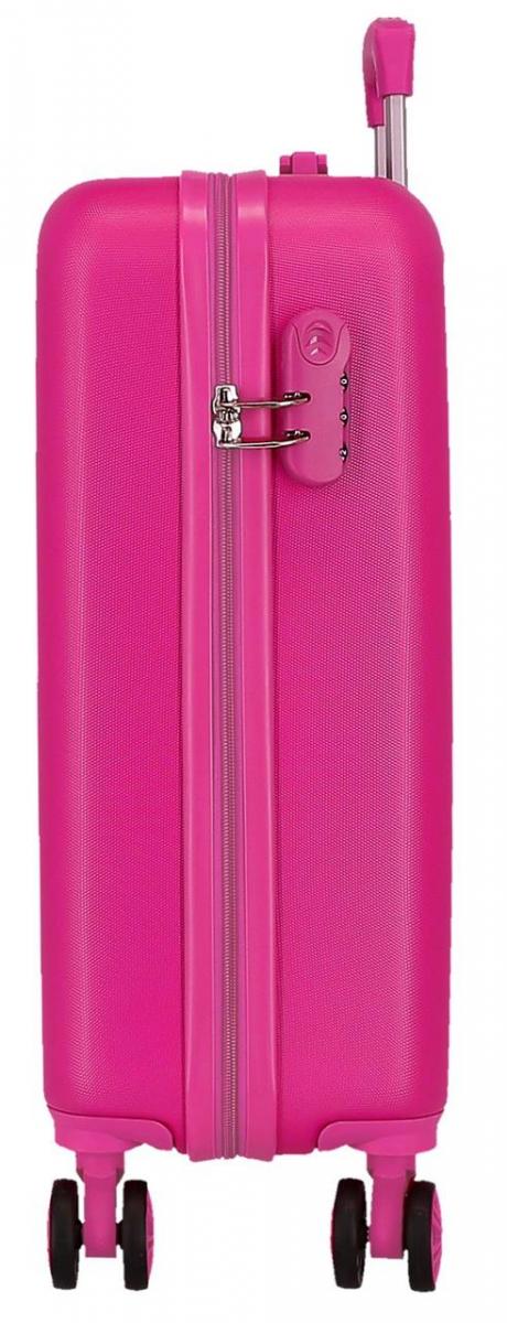 JOUMMABAGS Cestovní kufr Minnie Golden Days Pink se zámkem 55 x 38 x 20