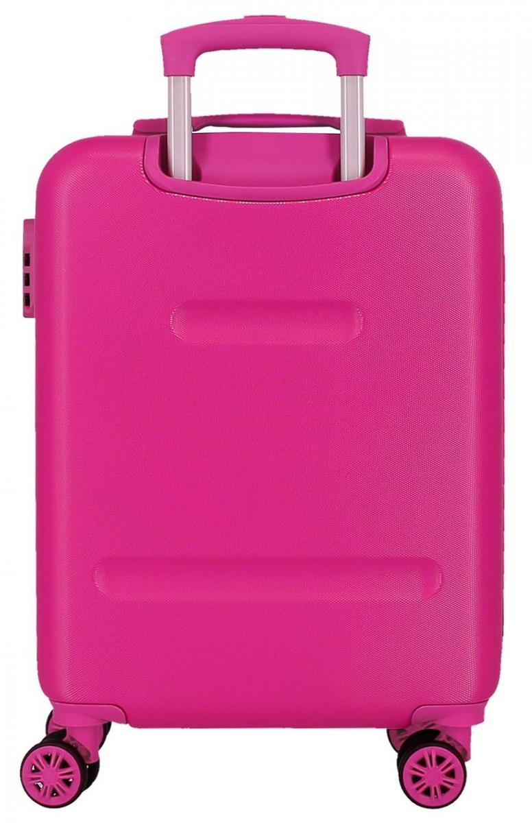 JOUMMABAGS Cestovní kufr Minnie Golden Days Pink se zámkem 55 x 38 x 20