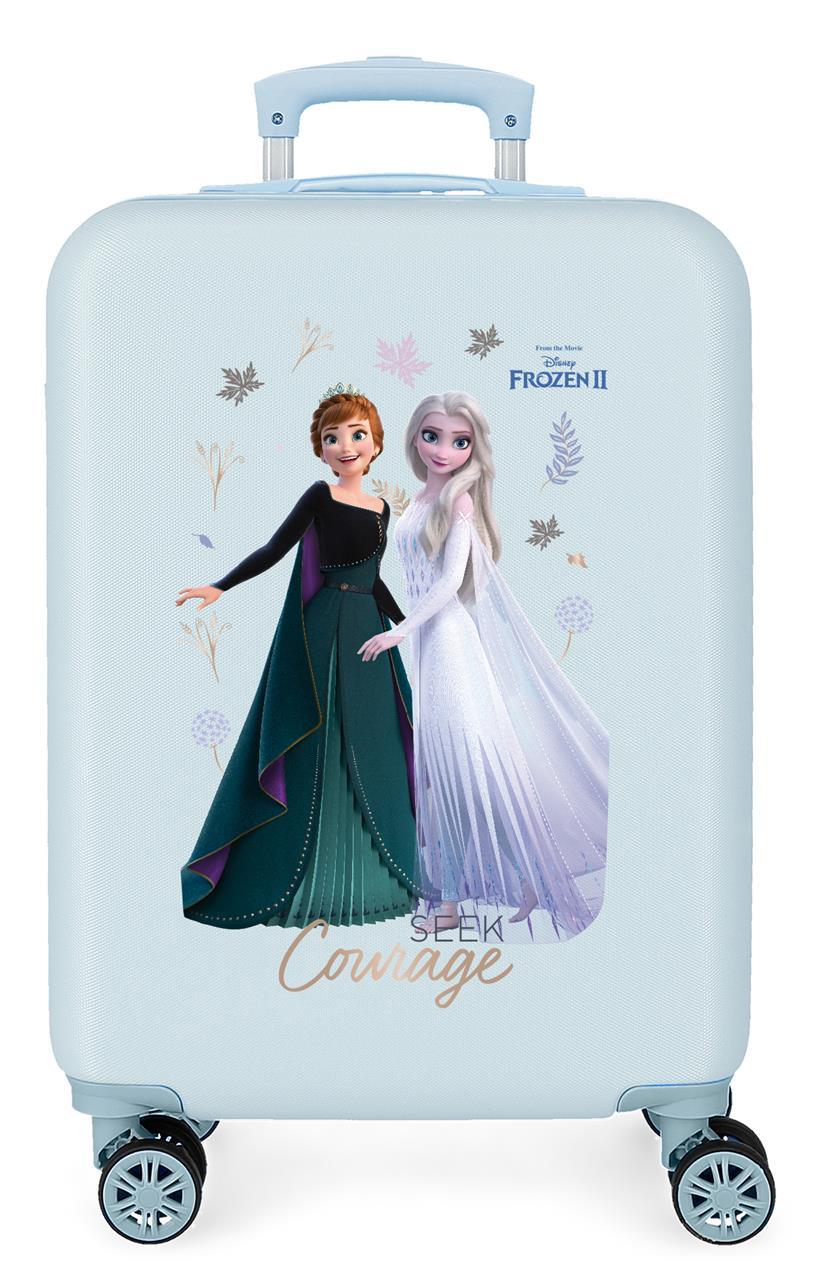 JOUMMABAGS Cestovní kufr FROZEN Ledové Království ABS plast skořepinový se zámkem 55 x 38 x 20 