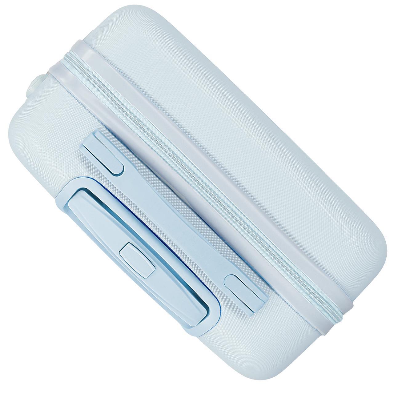 JOUMMABAGS Cestovní kufr FROZEN Ledové Království ABS plast skořepinový se zámkem 55 x 38 x 20 