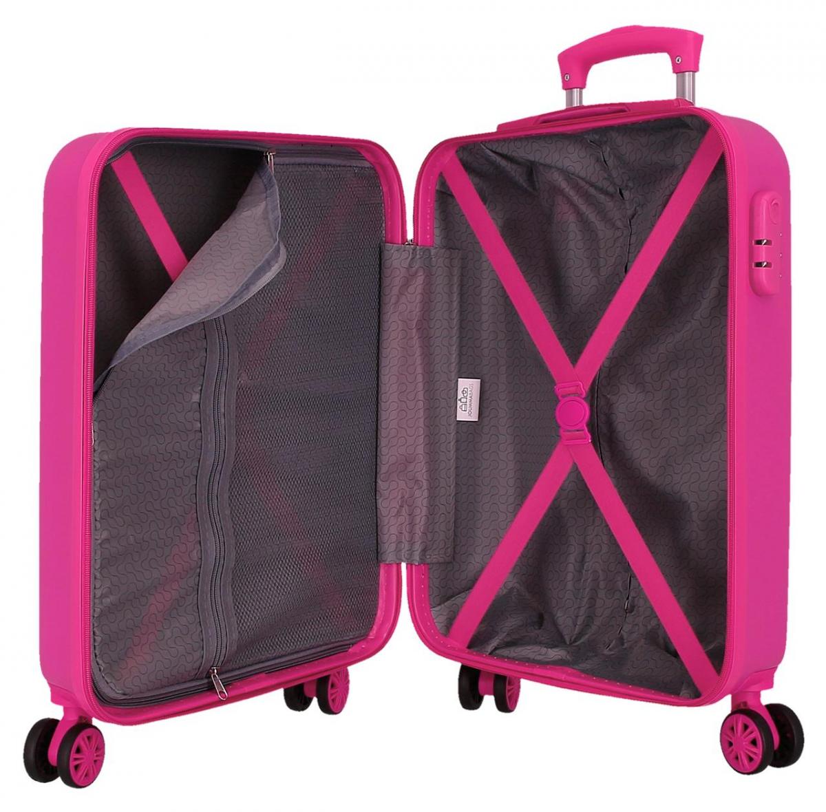 JOUMMABAGS Cestovní kufr ABS Minnie Super Helpers II  ABS plast skořepinový se zámkem, 55 cm