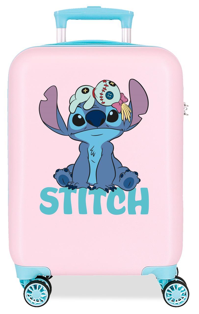 JOUMMABAGS Cestovní kufr Lilo and Stitch ABS plast skořepinový se zámkem 50 cm
